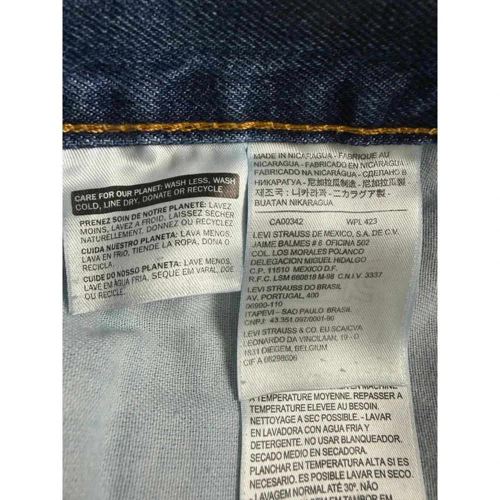 Levi's 550 Relaxed Fit Jeans Men‎ 38x30 Blue Straight Leg Denim
